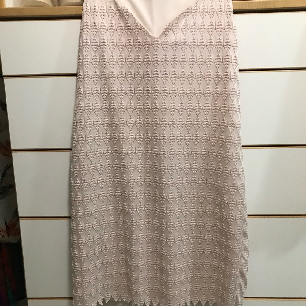 Pretty Cream Midi Dress